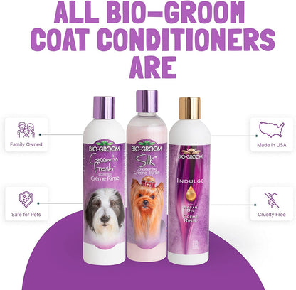 Silk Creme Rinse Dog Conditioner - Conditioner for Dogs, Puppy Conditioner, Dog Conditioner Detangler, Dog Hair Conditioner - 1 Gallon